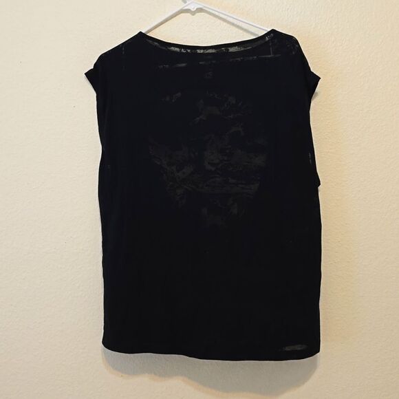 Varley Black  open back shirt size medium. - Picture 1 of 8
